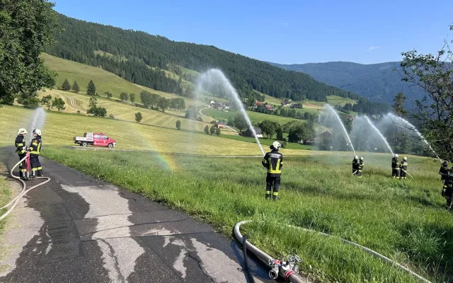 Übung: Gebäudebrand