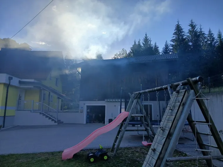 Zugsübung: Gebäudebrand 4