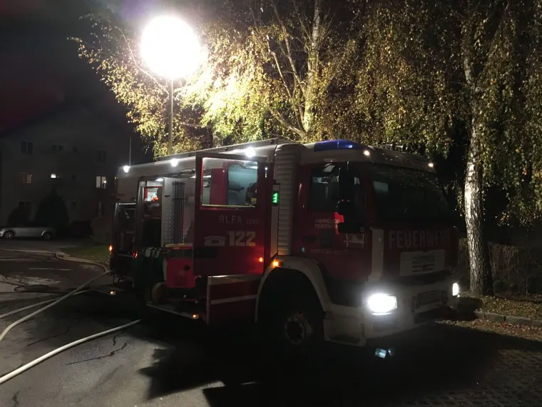 Nachtübung: Gebäudebrand 1