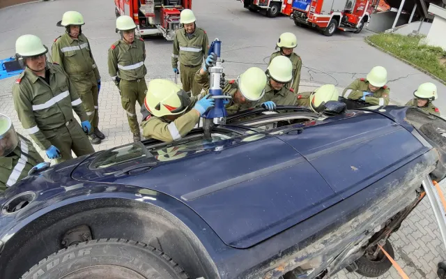 Übung Rettungssatz: Verkehrsunfall