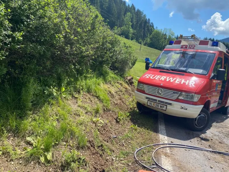 Verkehrsunfall mit eingeklemmter Person 7