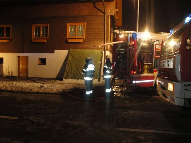 Gebäudebrand in Afritz am See 5