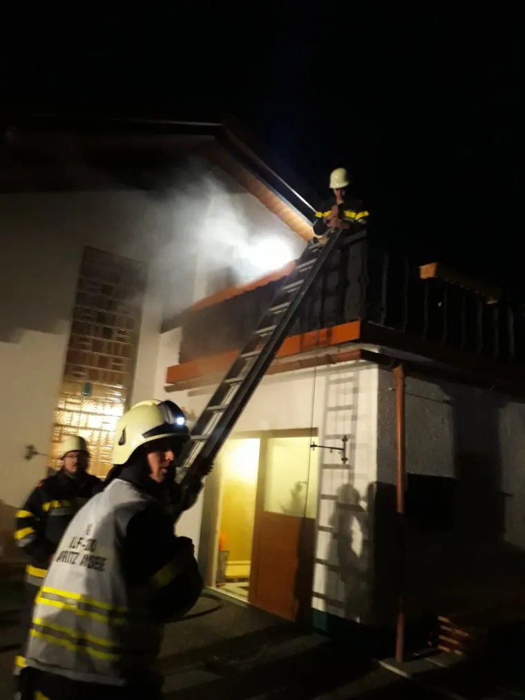Zugsübung: Gebäudebrand 2
