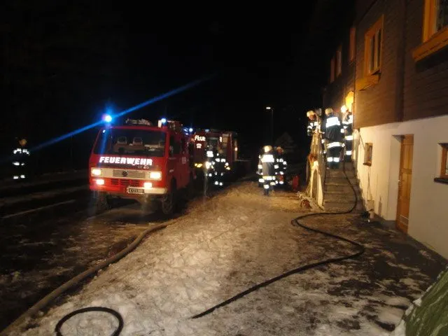 Gebäudebrand in Afritz am See 7