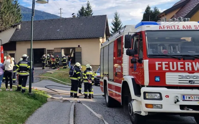 Brand mit/nach Explosion