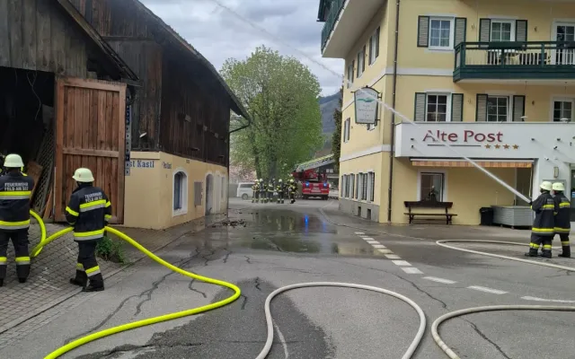 Gemeinschaftsübung: Gebäudebrand