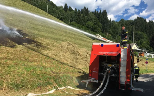 Brandalarm in Feld am See