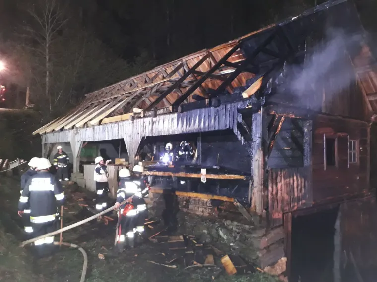 Gebäudebrand in Berg ob Afritz 2