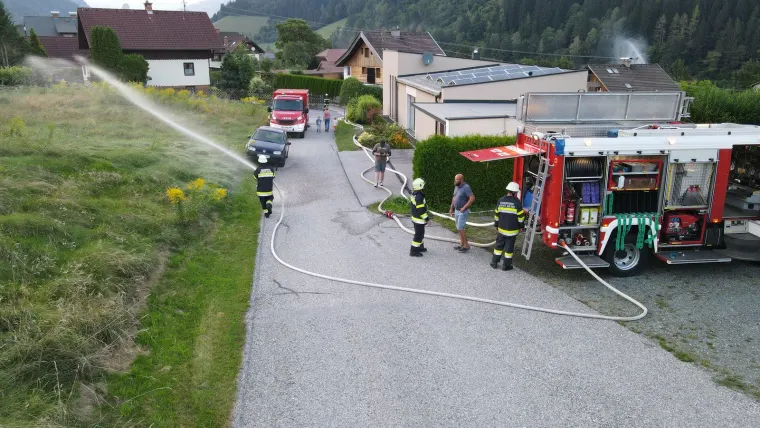 Zugsübung: Gebäudebrand 13
