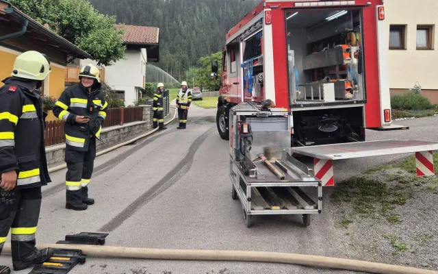 Übung: Gebäudebrand