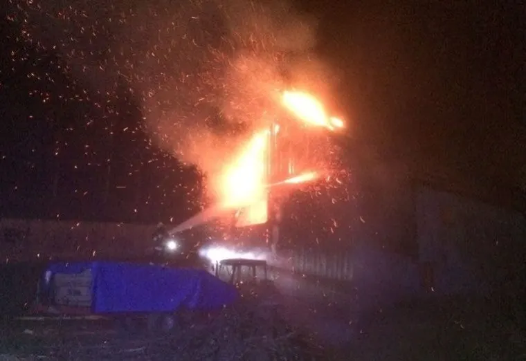 Gebäudebrand in Berg ob Afritz 1
