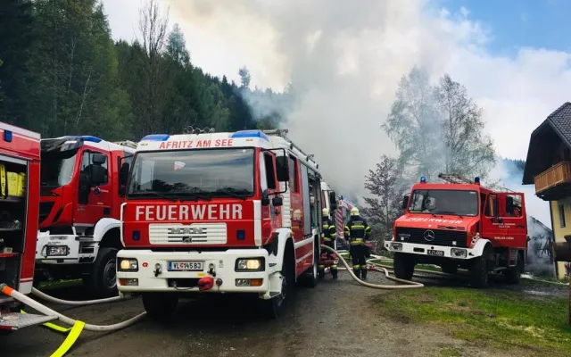 Brand Wirtschaftsgebäude