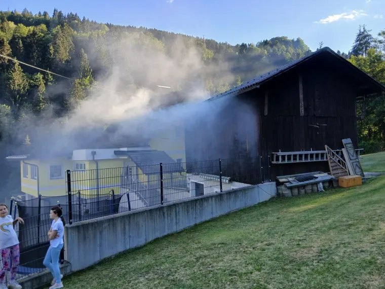 Zugsübung: Gebäudebrand 6