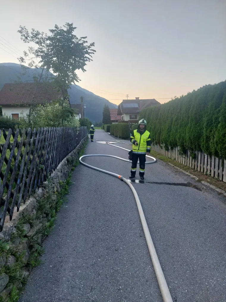 Zugsübung: Gebäudebrand 21