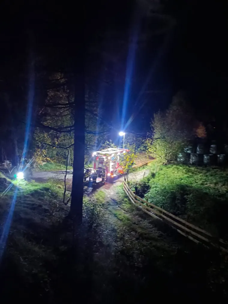 Nachtübung: Gebäudebrand 18