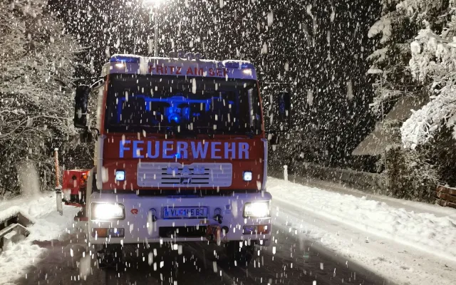 Baum auf Fahrbahn