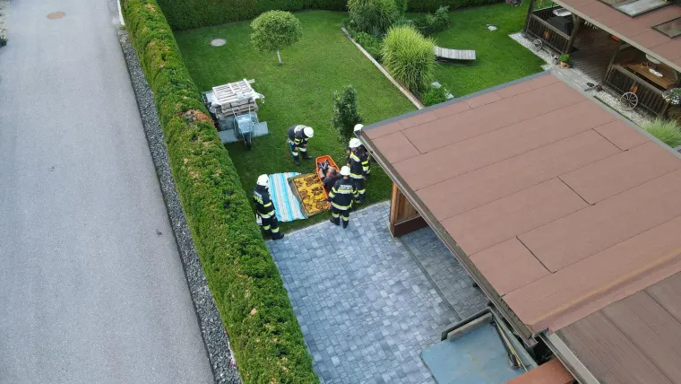 Zugsübung: Gebäudebrand 14