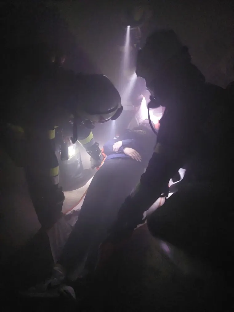 Zugsübung: Gebäudebrand 7