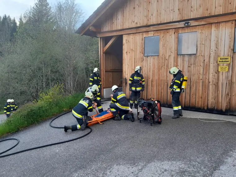 Zugsübung: Waldbrand 22