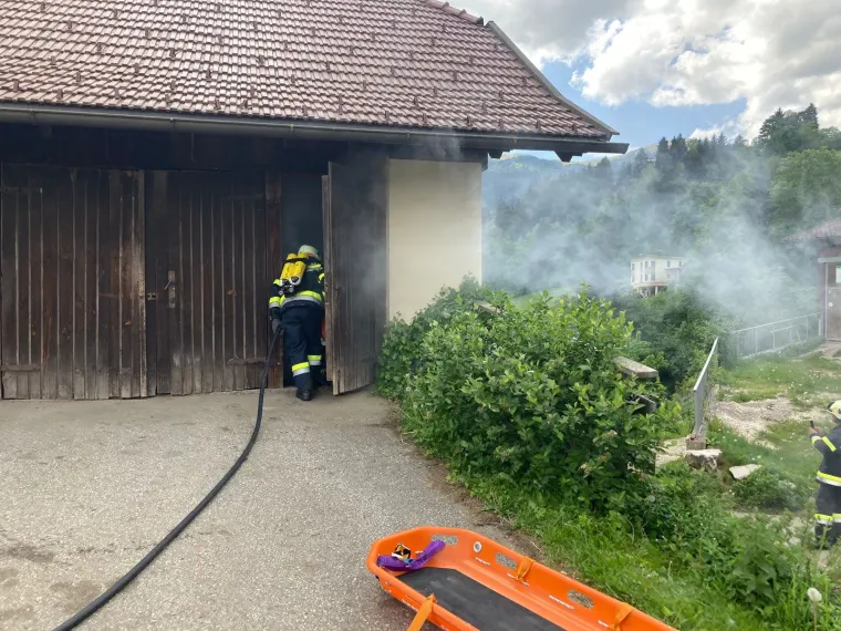 Gemeinschaftsübung: Gebäudebrand 8