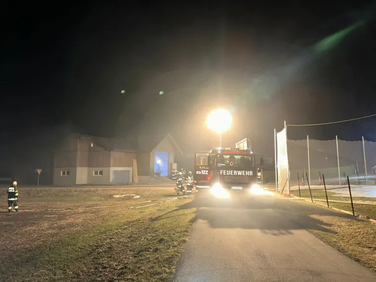 Zugsübung: Gebäudebrand 1