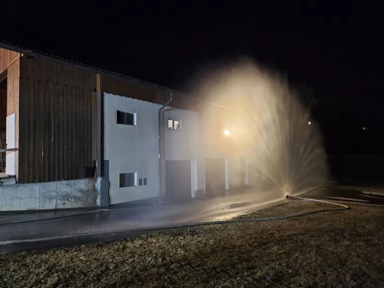 Zugsübung: Gebäudebrand 10