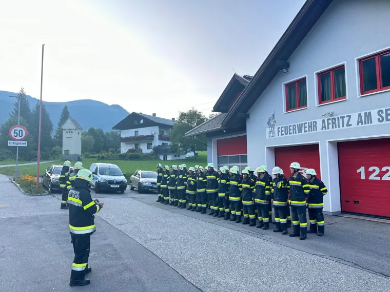 Zugsübung: Gebäudebrand 2
