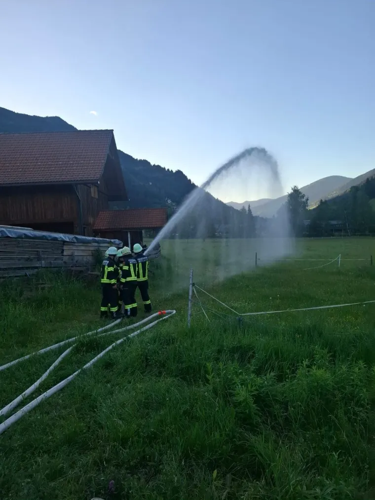 Zugsübung: Gebäudebrand 5