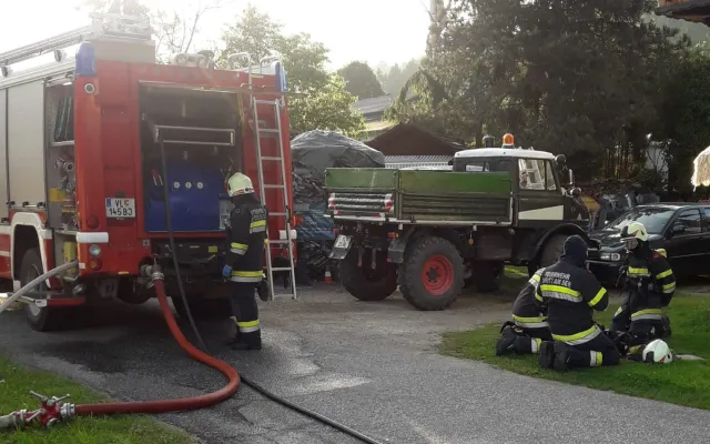 Übung: Personenrettung: Gebäudebrand