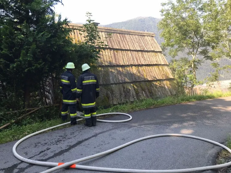 Rauchentwicklung im Gebäude 2