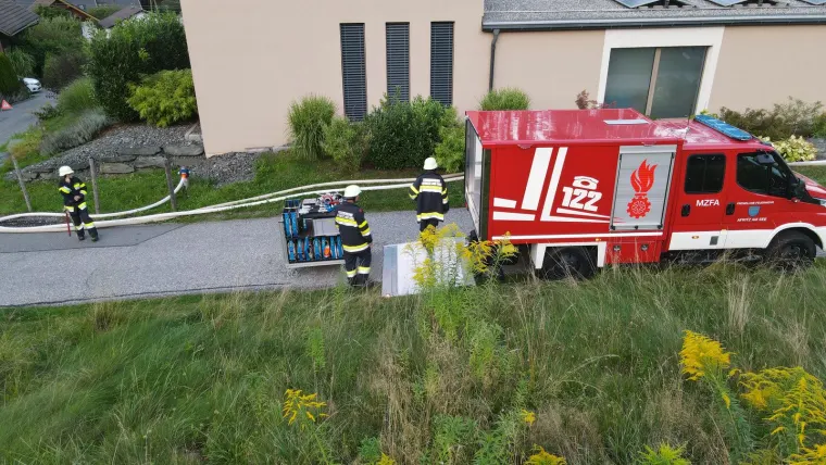 Zugsübung: Gebäudebrand 15